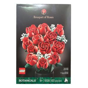 LEGO Botanicals Bouquet of Roses Building Set, 10328, 822 Pieces